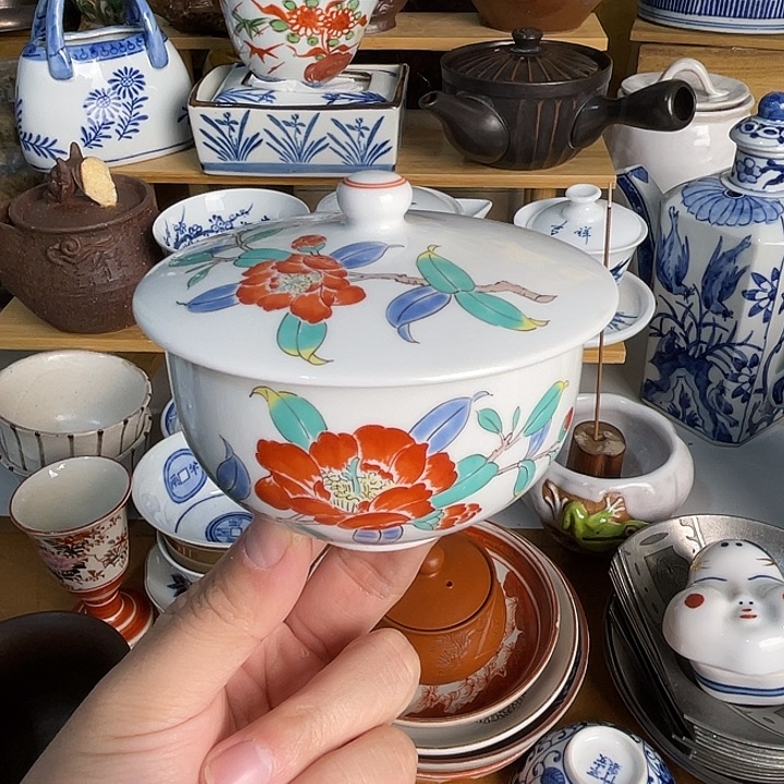 瓷片杯子好看的不错的哦