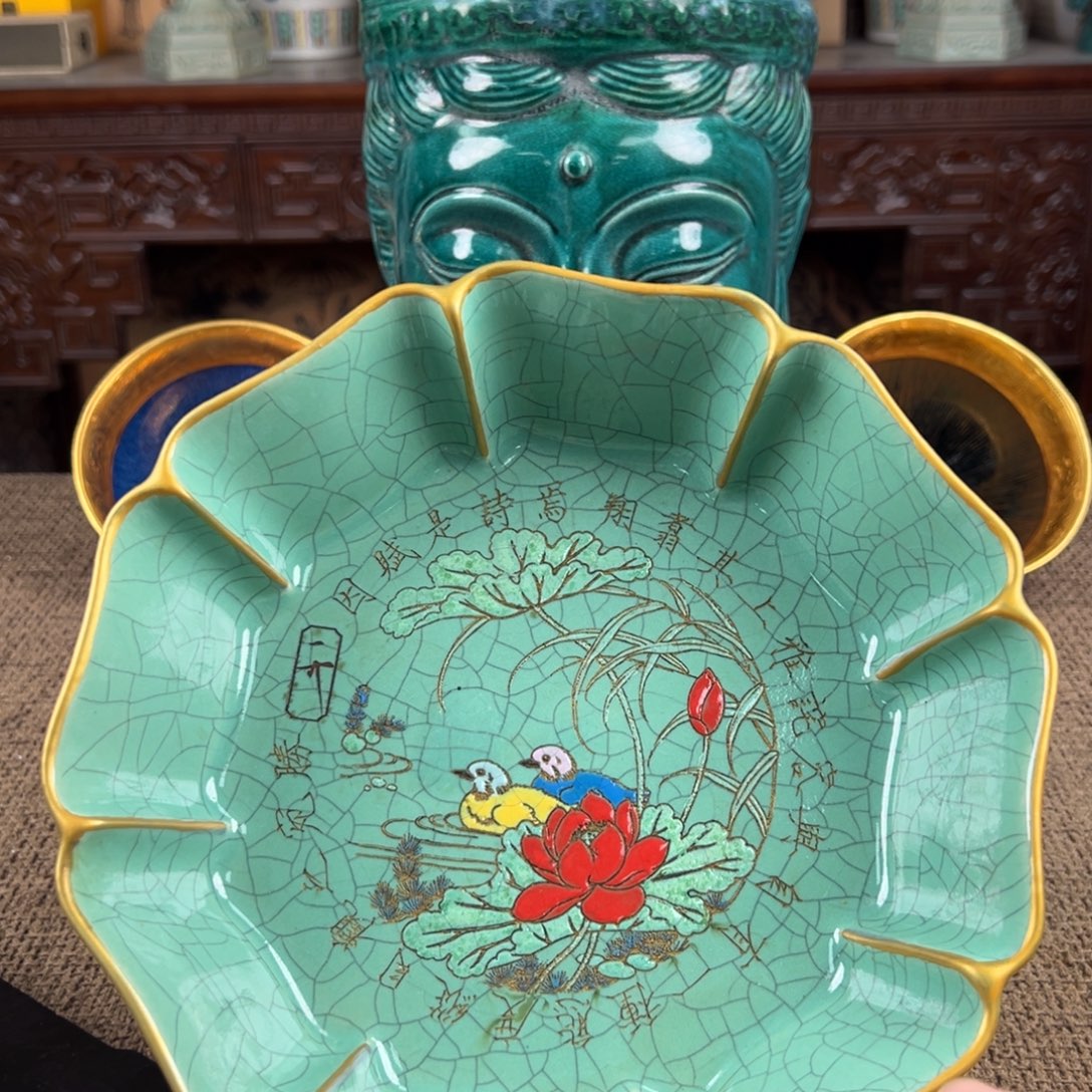 瓷片陶瓷艺术瓷器摆件