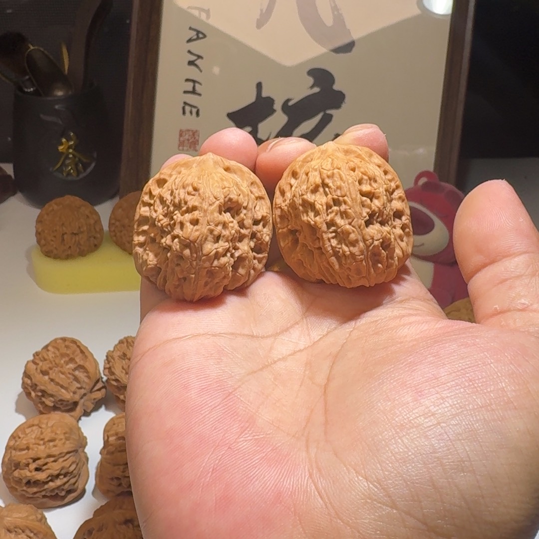 吊坠文玩核桃40尺寸宽城狮子头