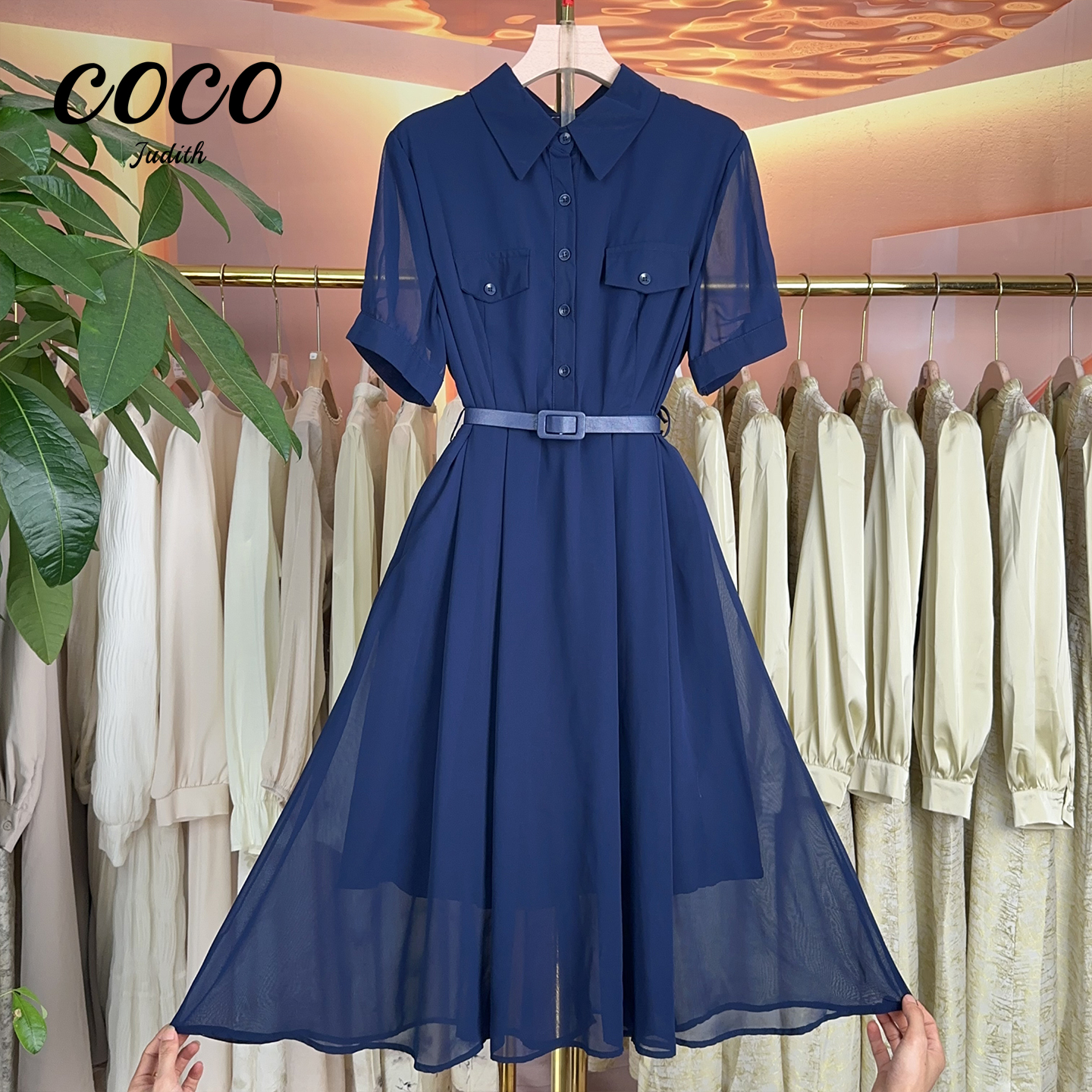 现货【RG1289】2025年时尚气质百搭减龄显瘦新款女装连衣裙