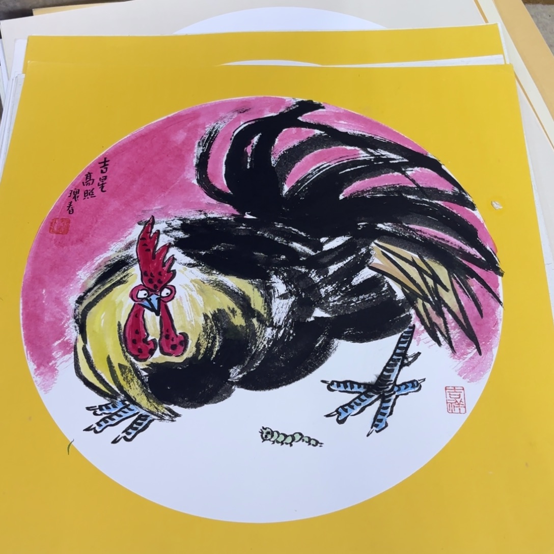 国画50-50卡纸作品童