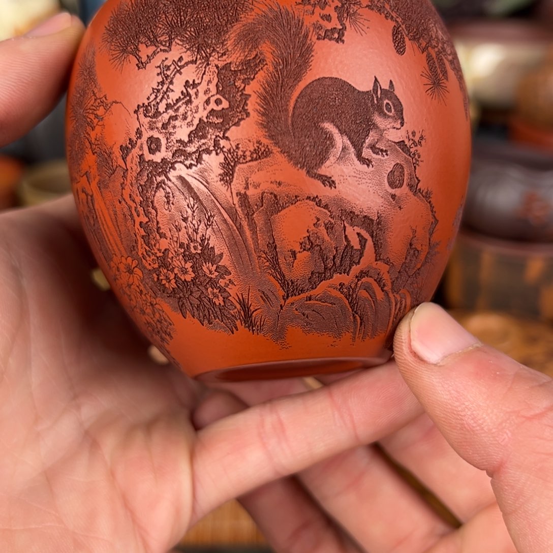 紫砂茶杯紫砂茶杯