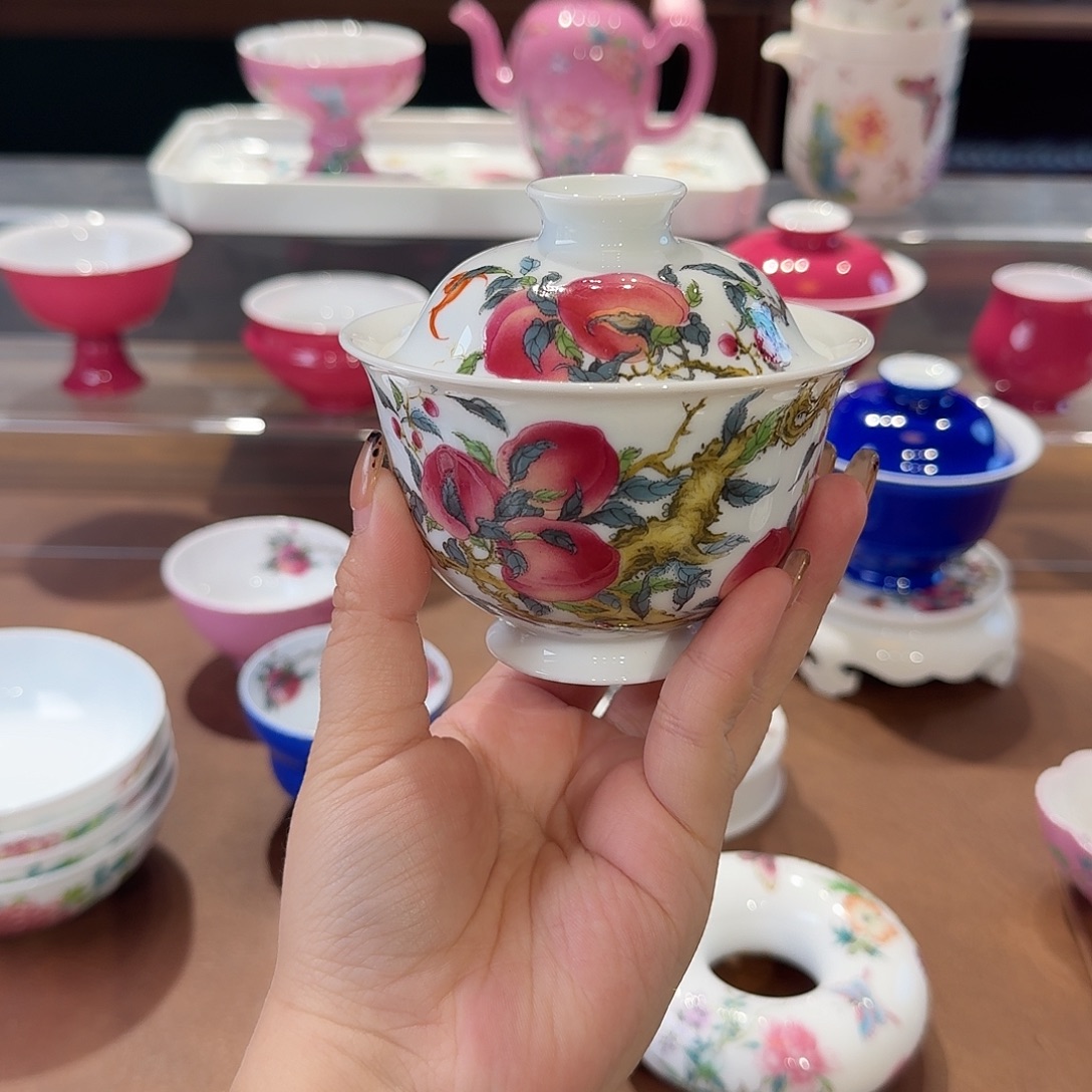 珐琅彩茶具茶具茶几具套装