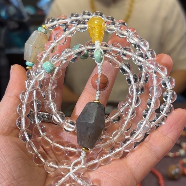 未镶嵌颈饰水晶水晶