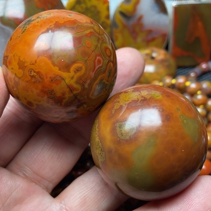 玛瑙/玉髓手球未镶嵌