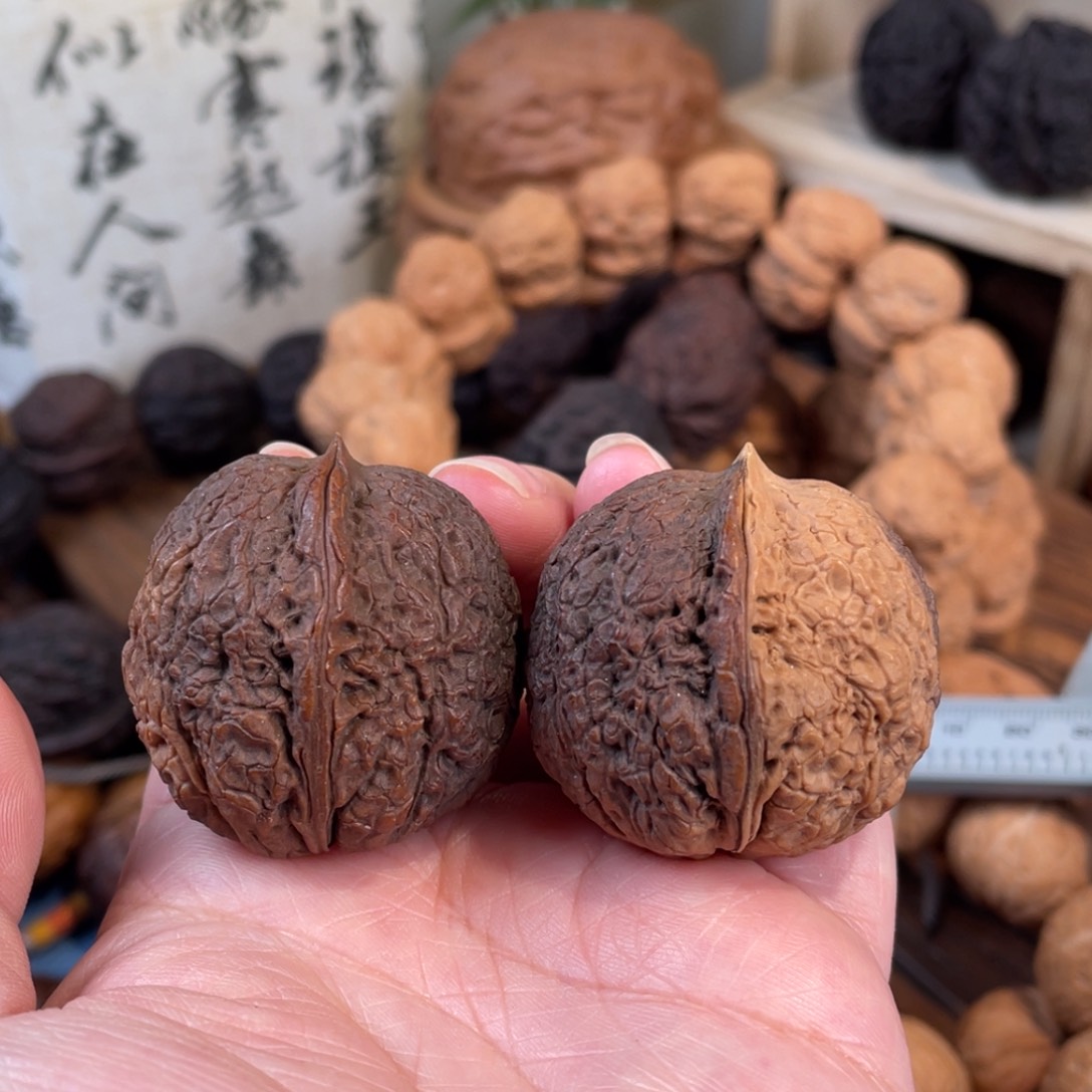 把件文玩核桃乾坤球 36