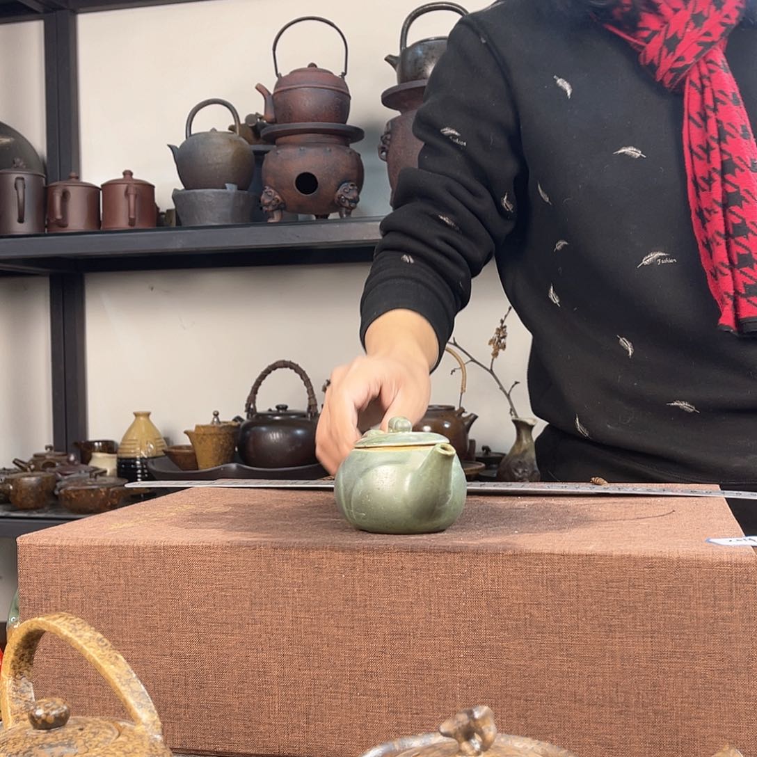 紫泥茶壶紫砂粗陶茶器