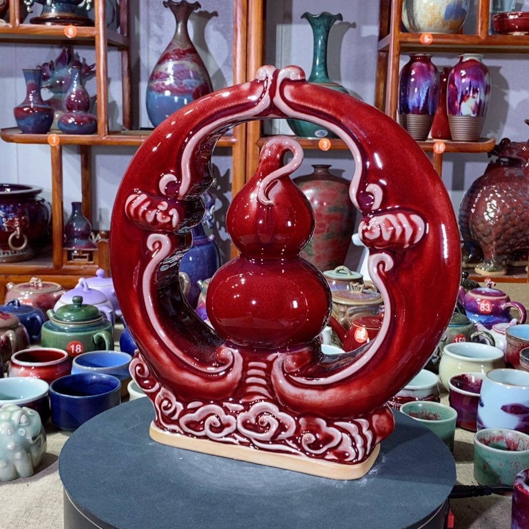 摆件神垕镇原产地钧瓷！