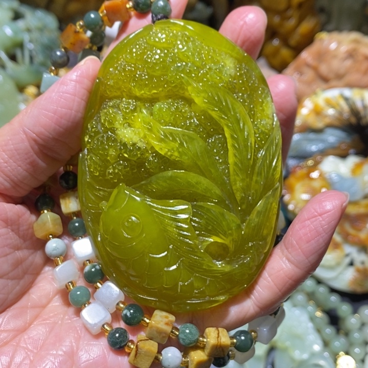 岫玉岫玉吊坠未镶嵌