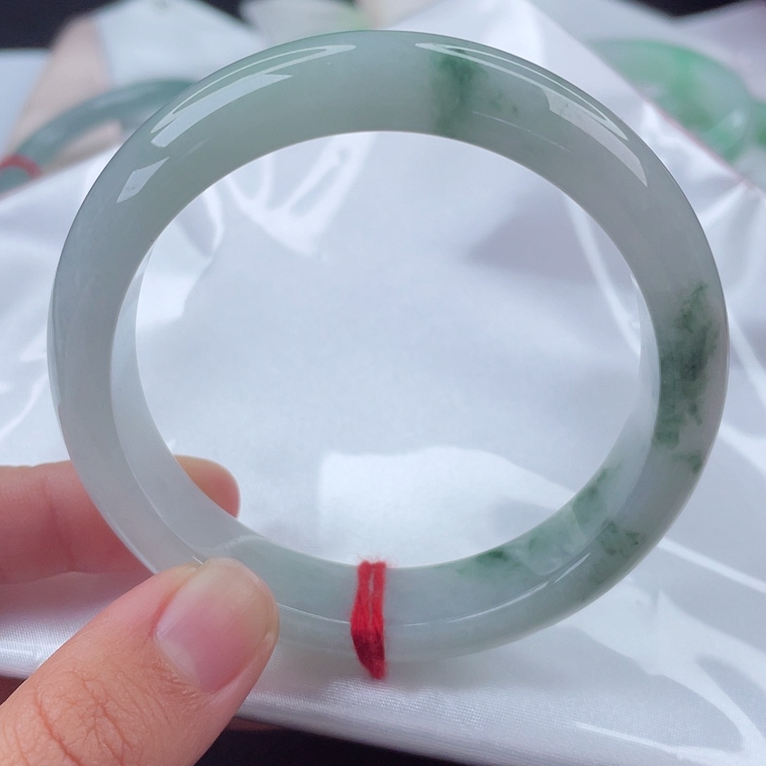 翡翠手镯未镶嵌58-59正圈