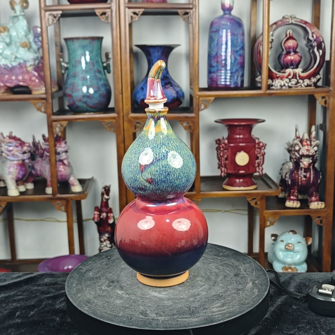 摆件钧瓷摆件神后镇钧瓷
