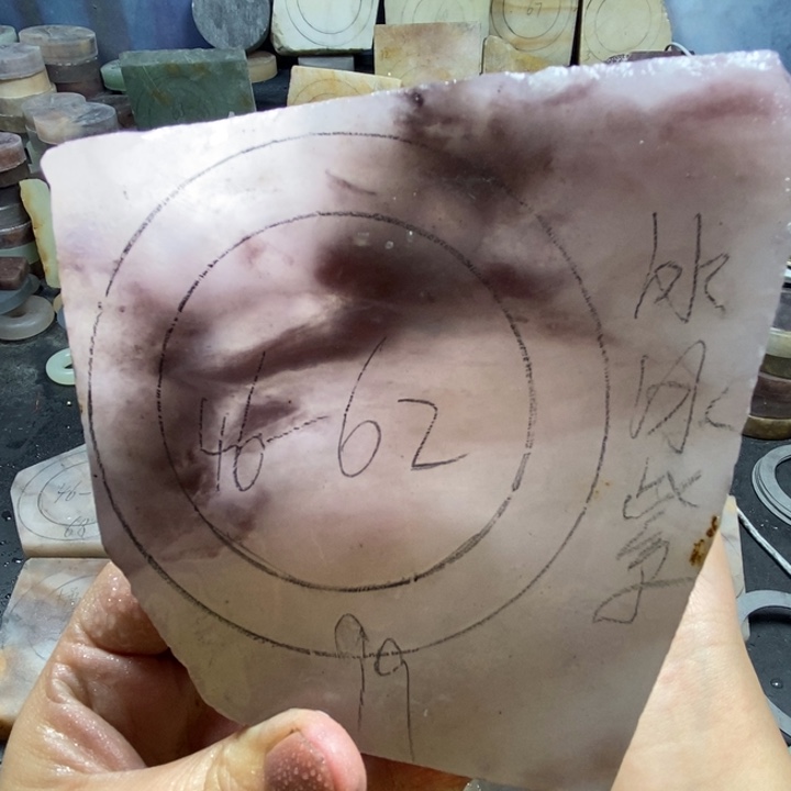 未镶嵌手镯石英质玉定制手镯