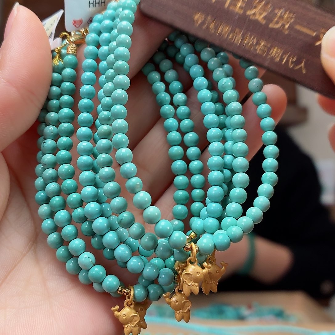 未镶嵌绿松石珠宝奇石