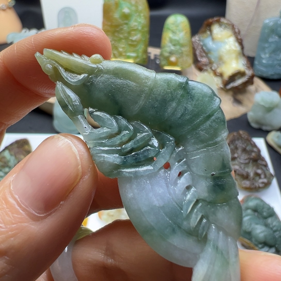 定制翡翠未镶嵌缅甸翡翠Ａ货挂件