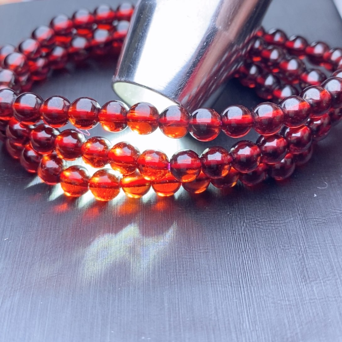 石榴石手链未镶嵌5.6
