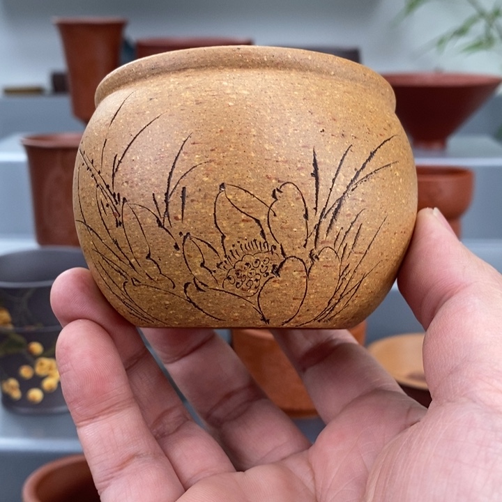 紫砂茶杯宜兴紫砂主人杯