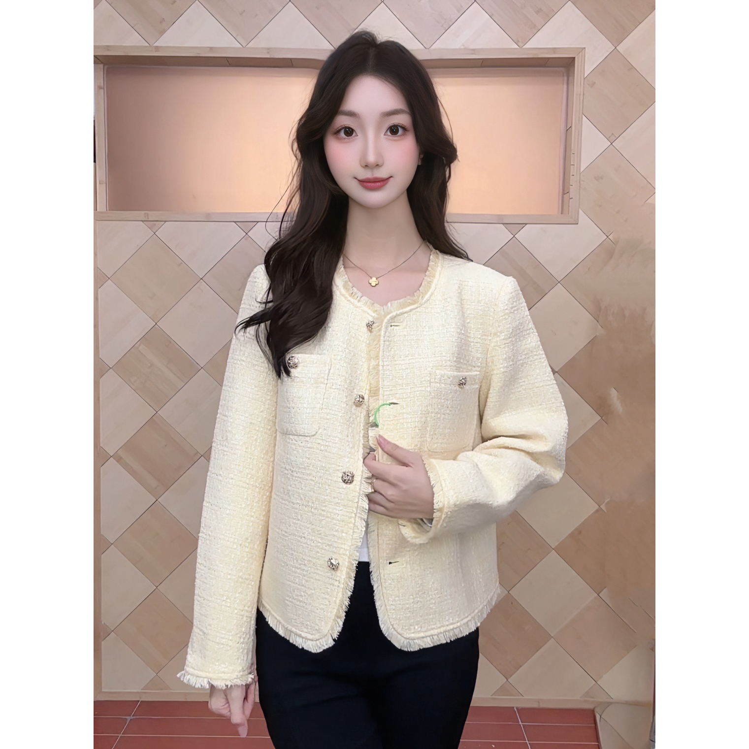 IEF/爱依服2025新款秋季梭织小香风外套