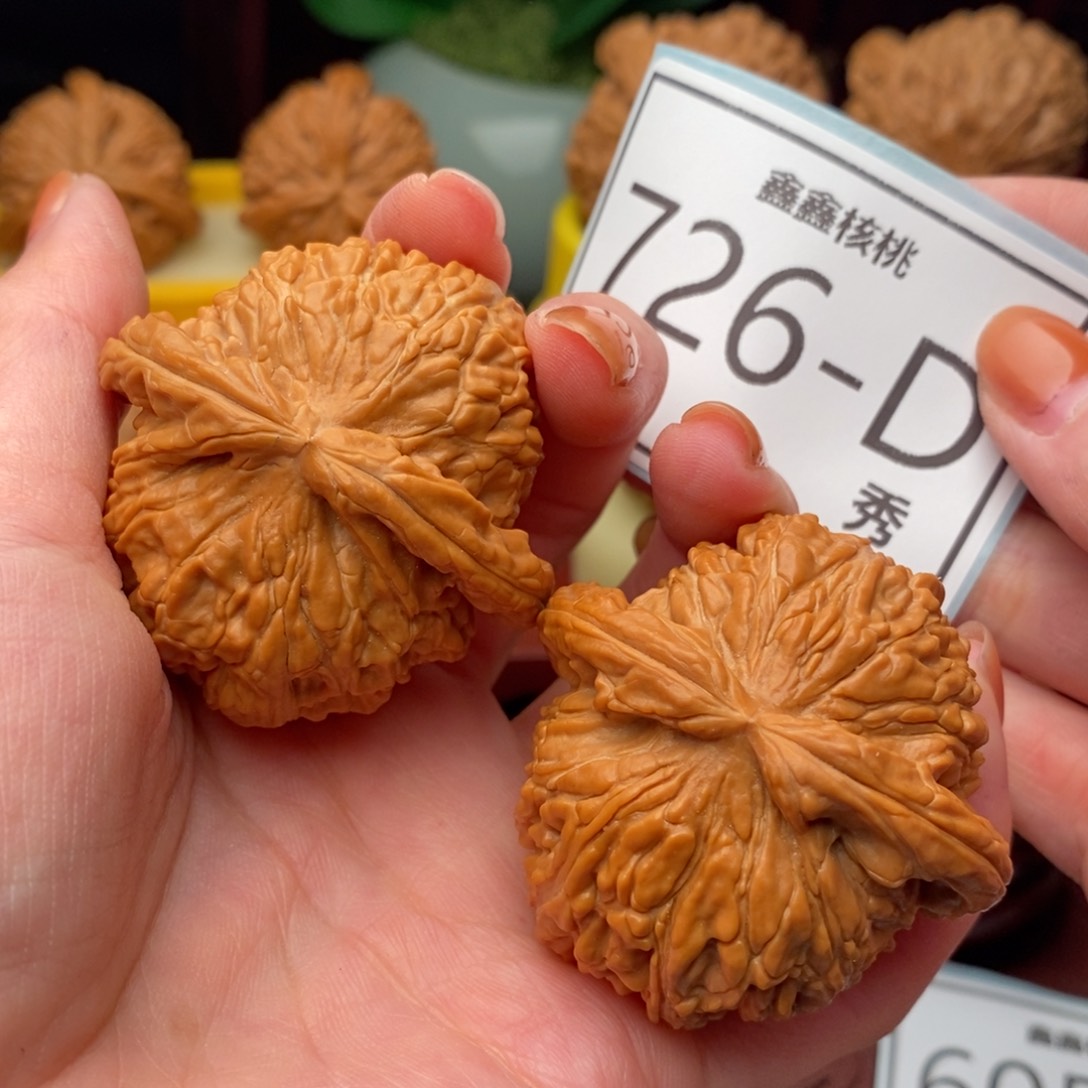 文玩核桃把件白狮46