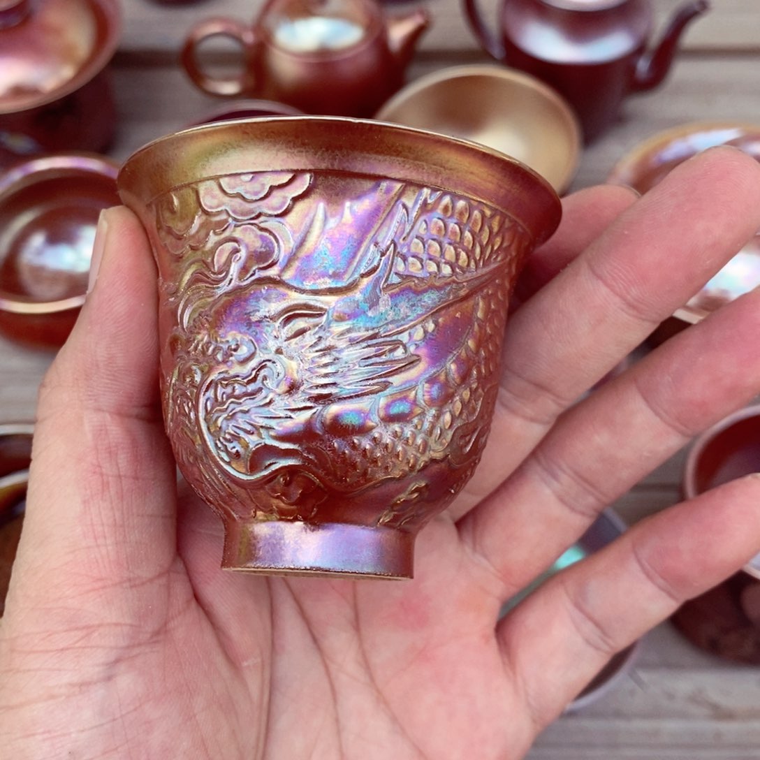 柴烧茶具陶瓷杯子