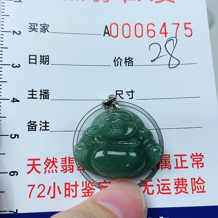 翡翠颈饰银S925镶嵌翡翠