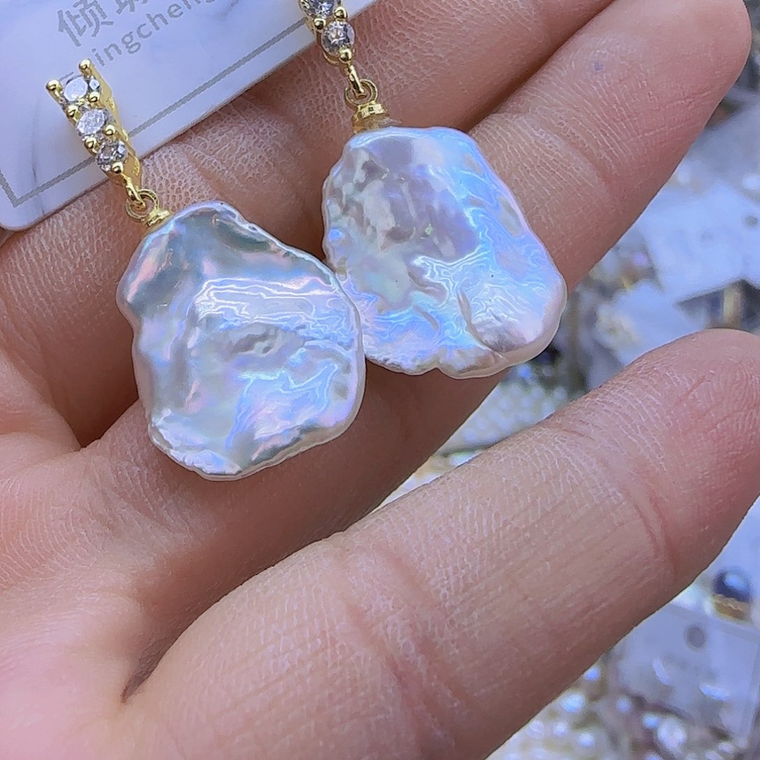 银S925镶嵌项链定制多样性发货发其一706淡水珍珠