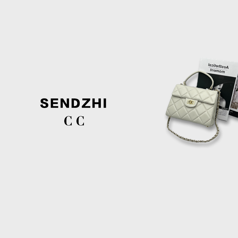 【尚恩CC】SLBL-H119-白色-RAIN.CUN轻奢小众时尚百搭女士包