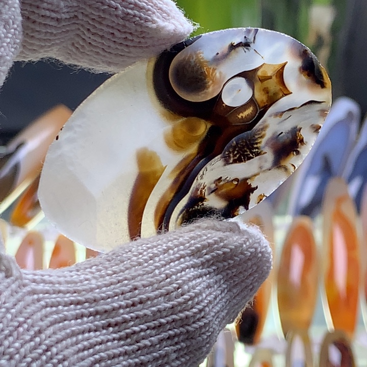 未镶嵌玛瑙/玉髓珠宝半成品73