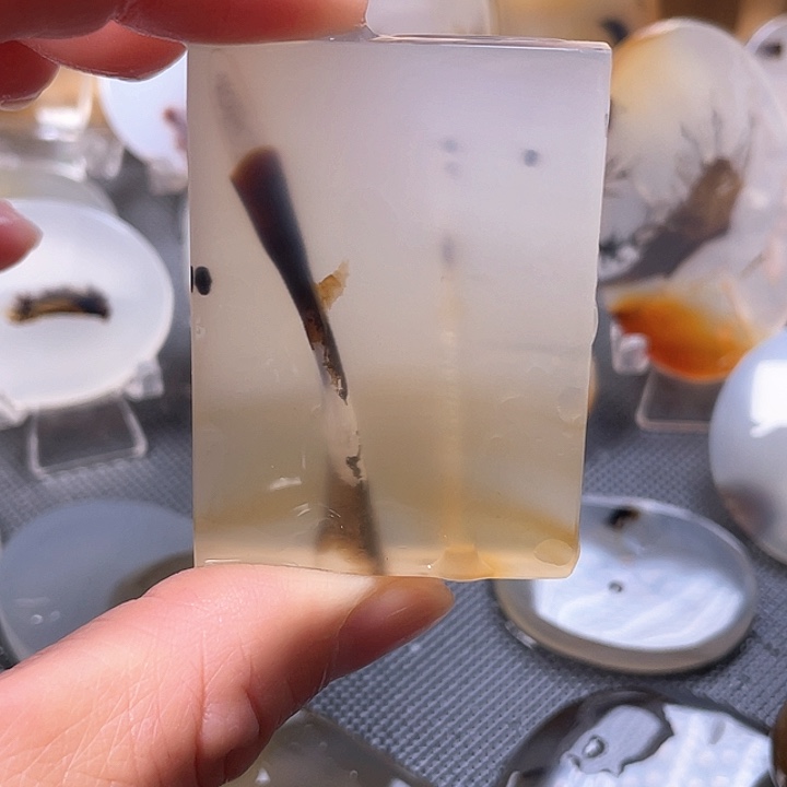 玛瑙/玉髓吊坠(不含链)未镶嵌