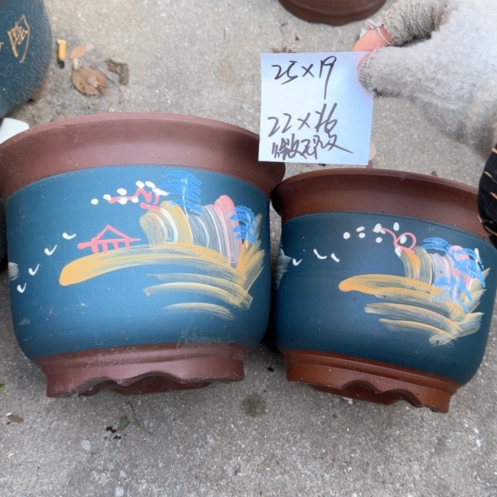 紫砂花盆特价清仓