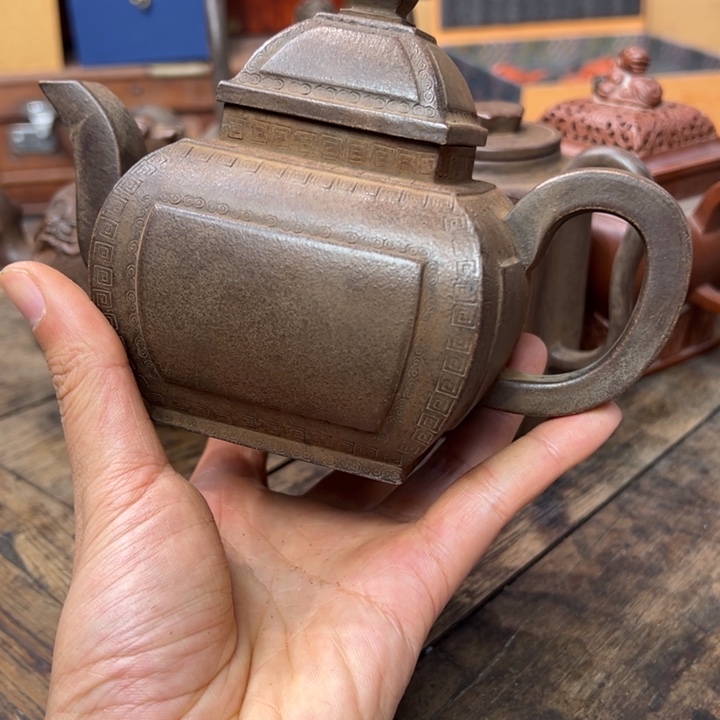 豹***哥茶壶紫砂紫砂壶作品