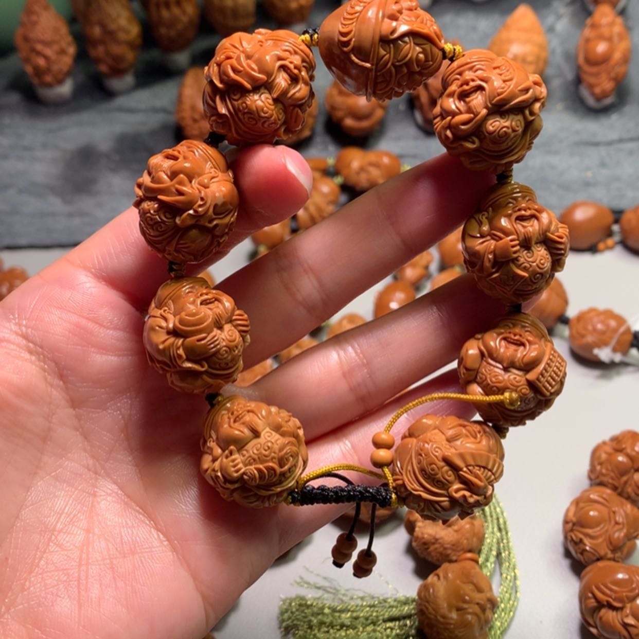 【闪购商品】橄榄核手串/手链聚宝财神2.0
