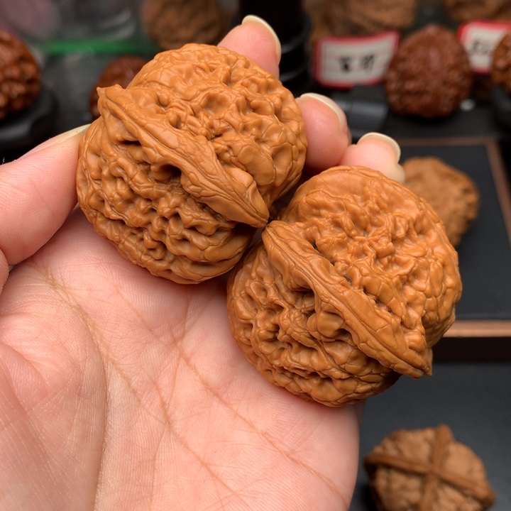 文玩核桃把件43全品水龙纹