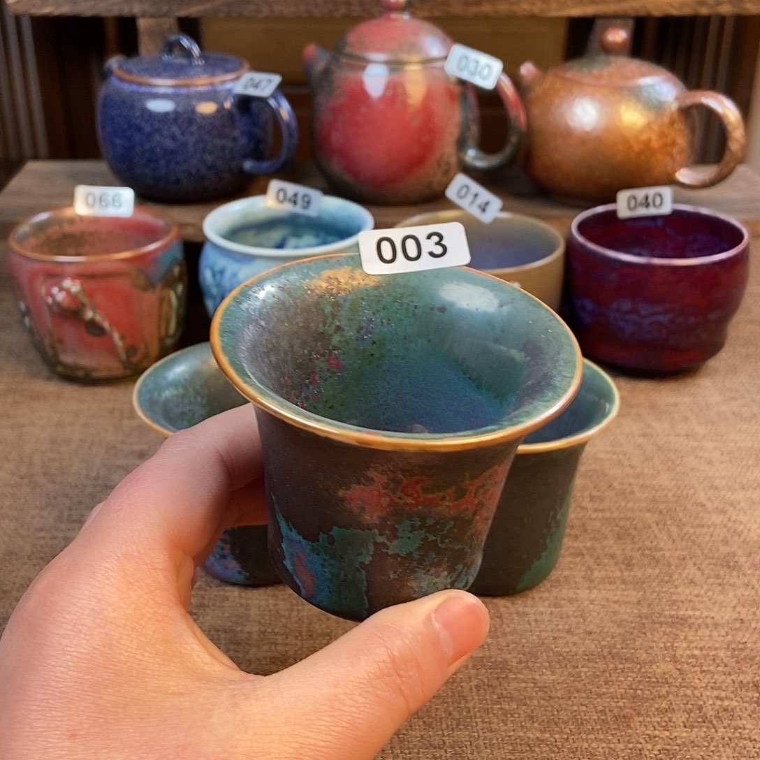 摆件用****0钧瓷主人杯杯