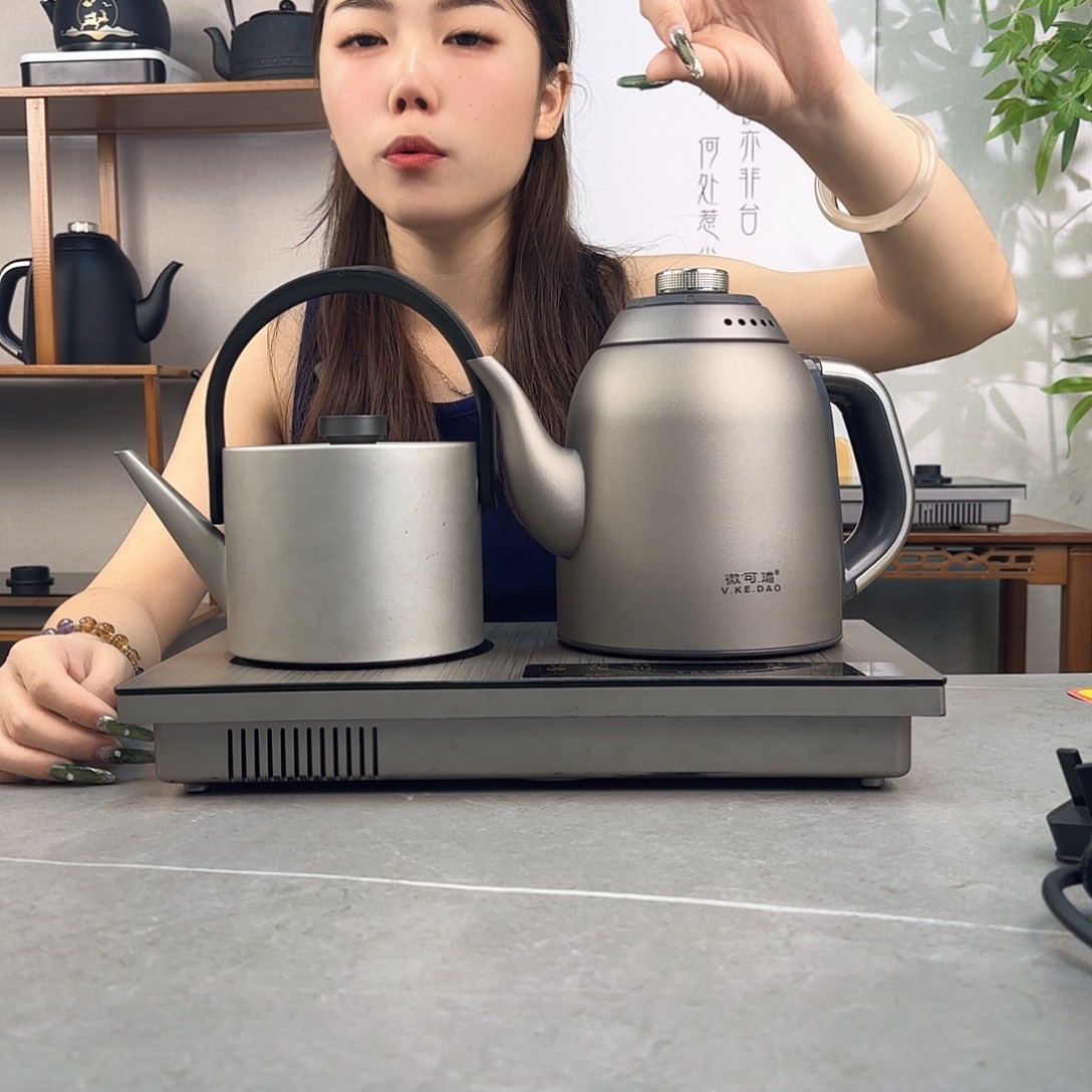 用***1微可道纯钛煮茶壶系列产品