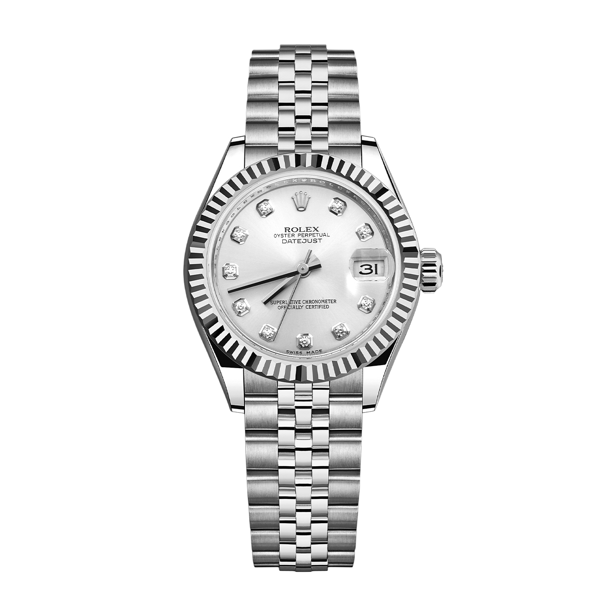 99新 Rolex/劳力士 女装日志系列m178274-0018原钻腕表/WHP033879