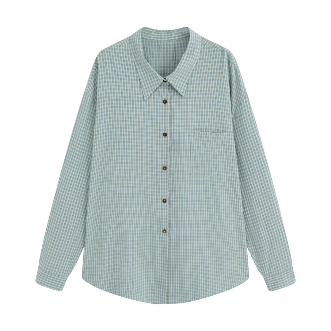 【李小瘦大码女装】秋季新款宽松显瘦休闲设计感气质衬衫1316D