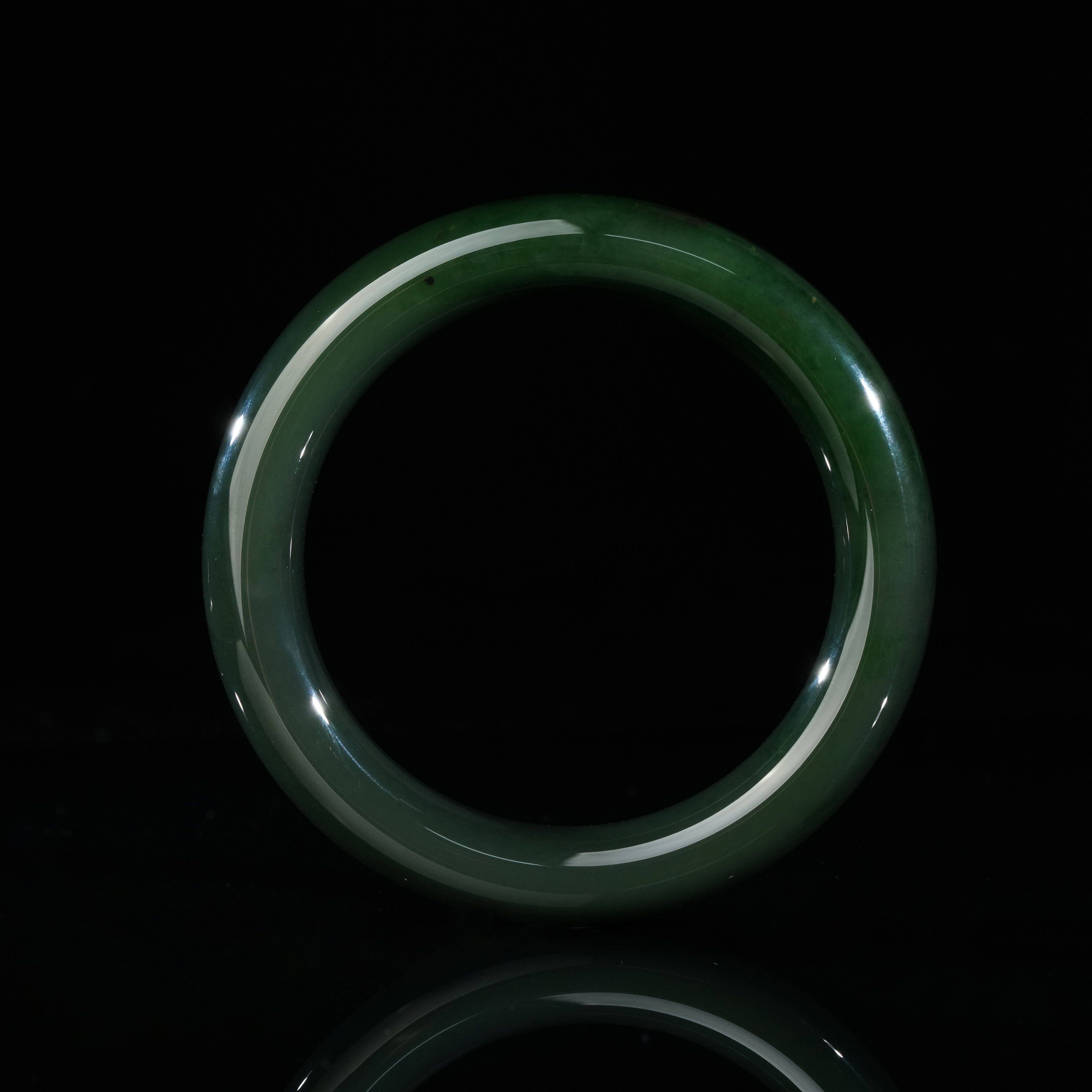 【鹿鸣】凝醇 |  典藏级老料圆条手镯 （宽12mm） 圈口54-60 LM09 