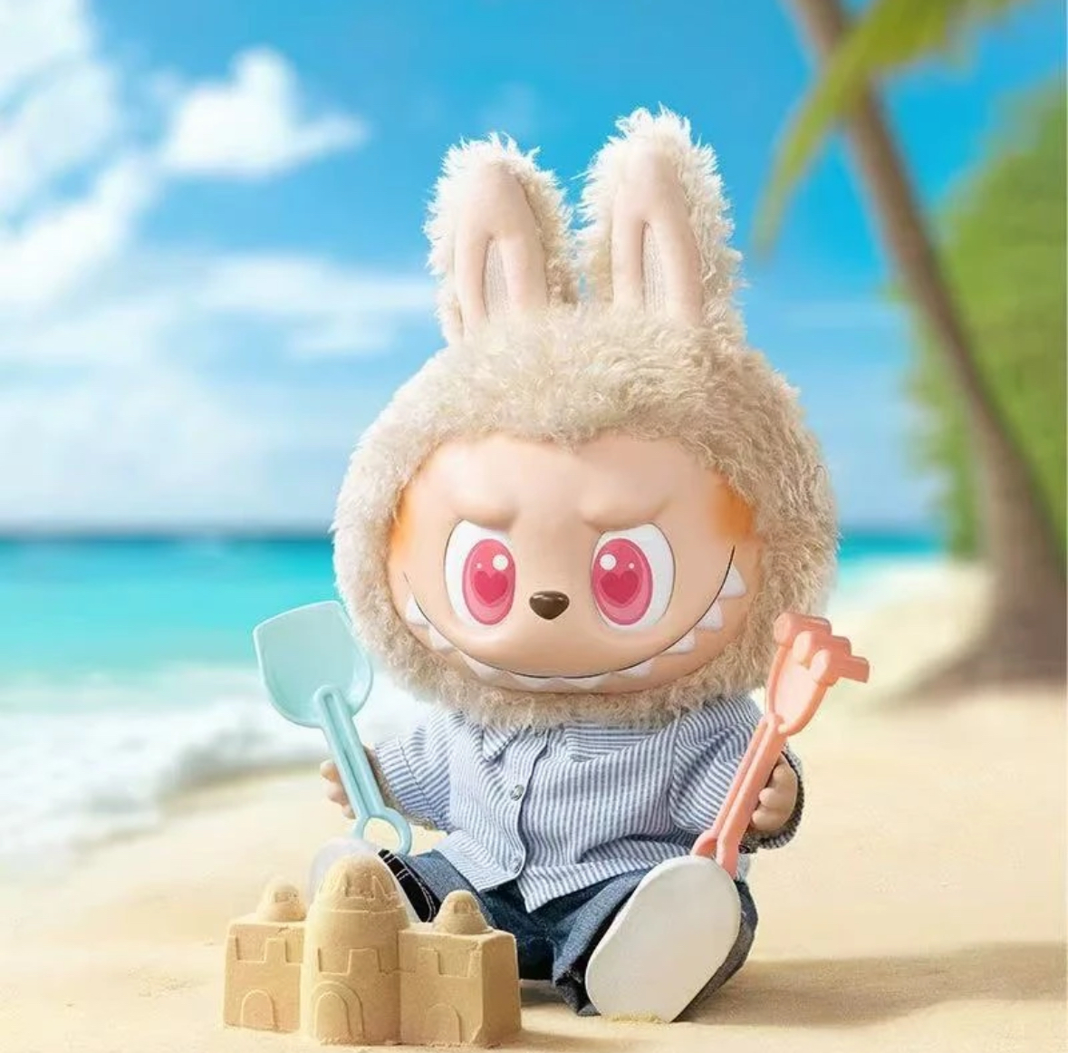 大夏日搪胶潮玩摆件