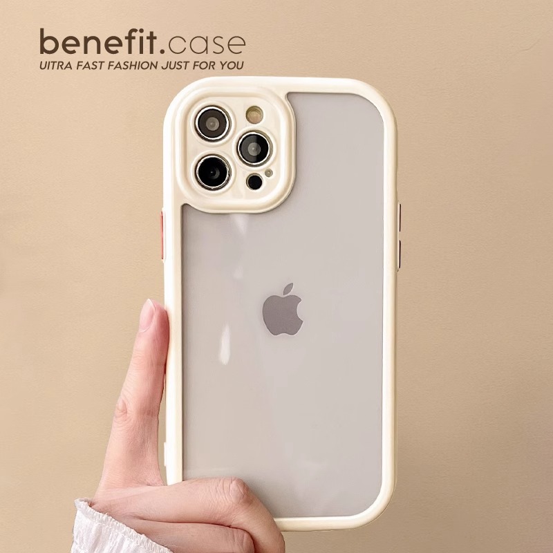 苹果华为mate荣耀手机壳iPhone女款透明简约全包防摔保护套潮适用