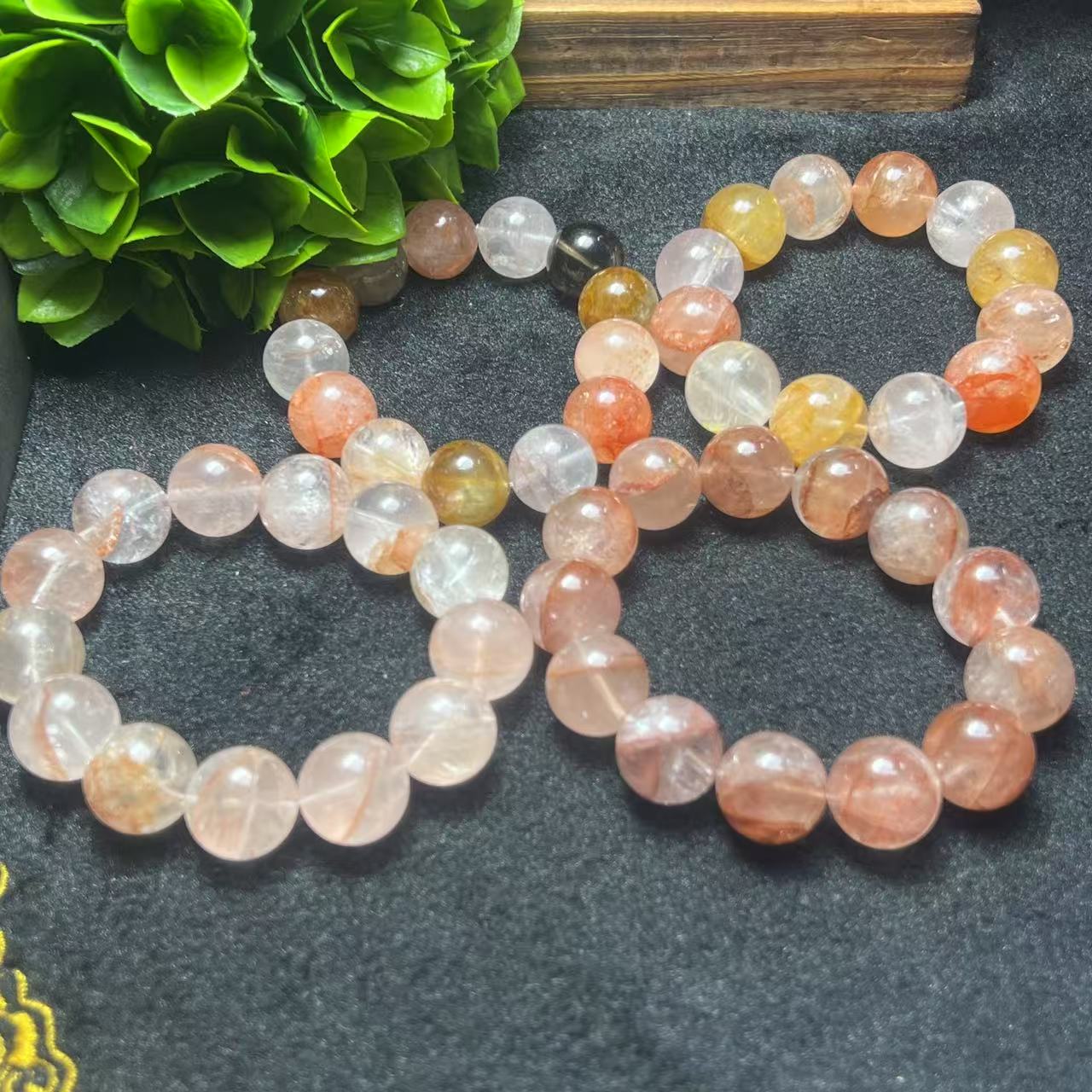 C3971【任会长珠宝】混沌玄灵炫彩太阳晶水晶手串-多样性只发一件