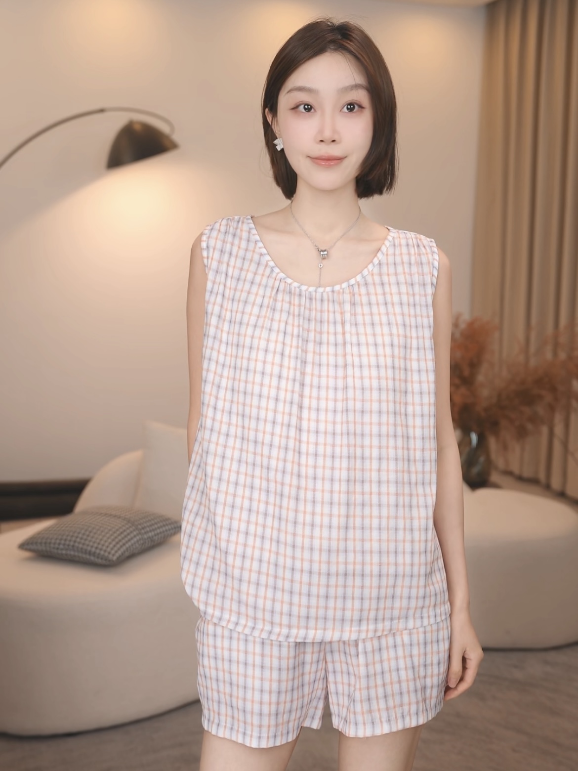 板栗小姐【暖惜】2025新款女夏季套装甜美风高级家居服可外穿