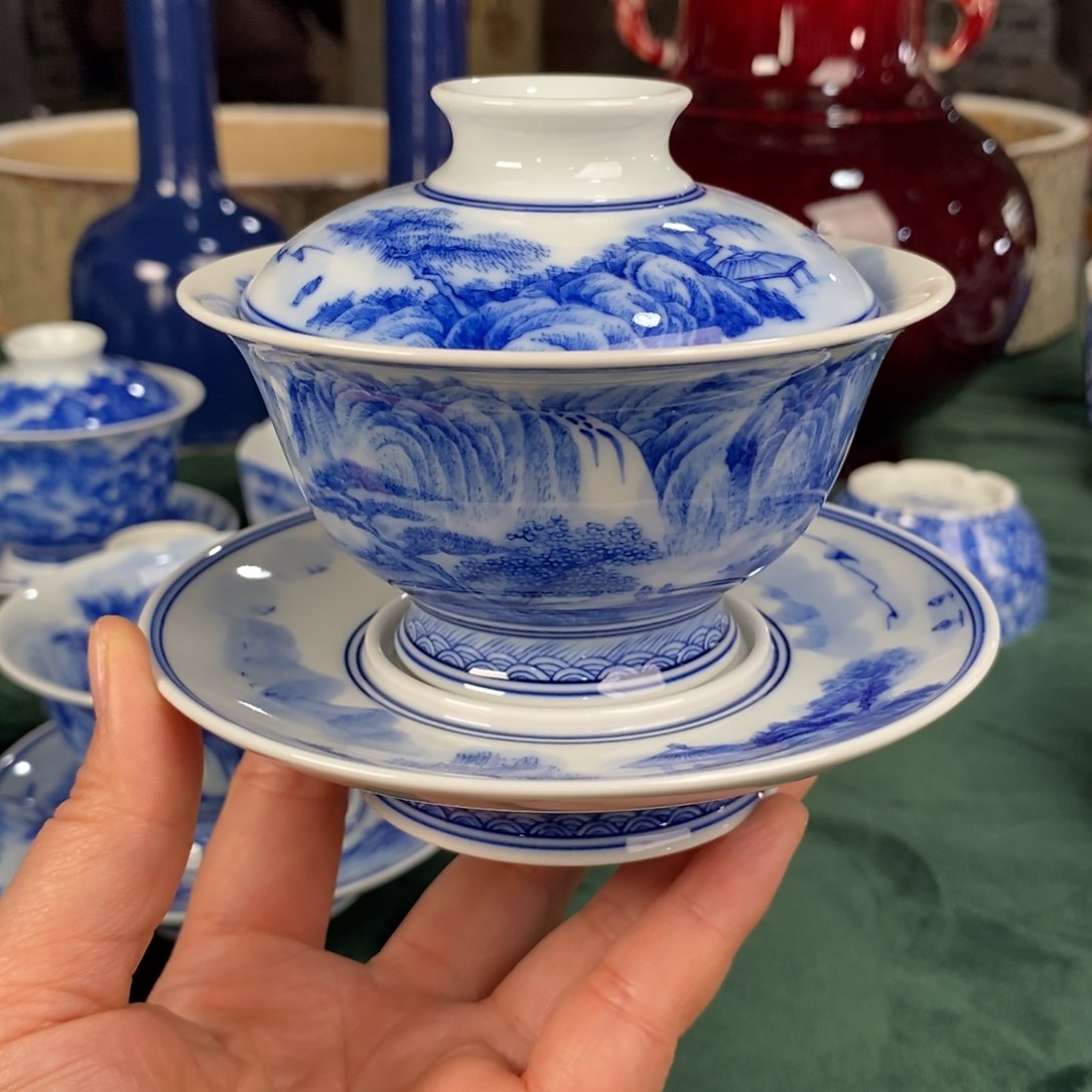 杯景德镇陶瓷手工手绘