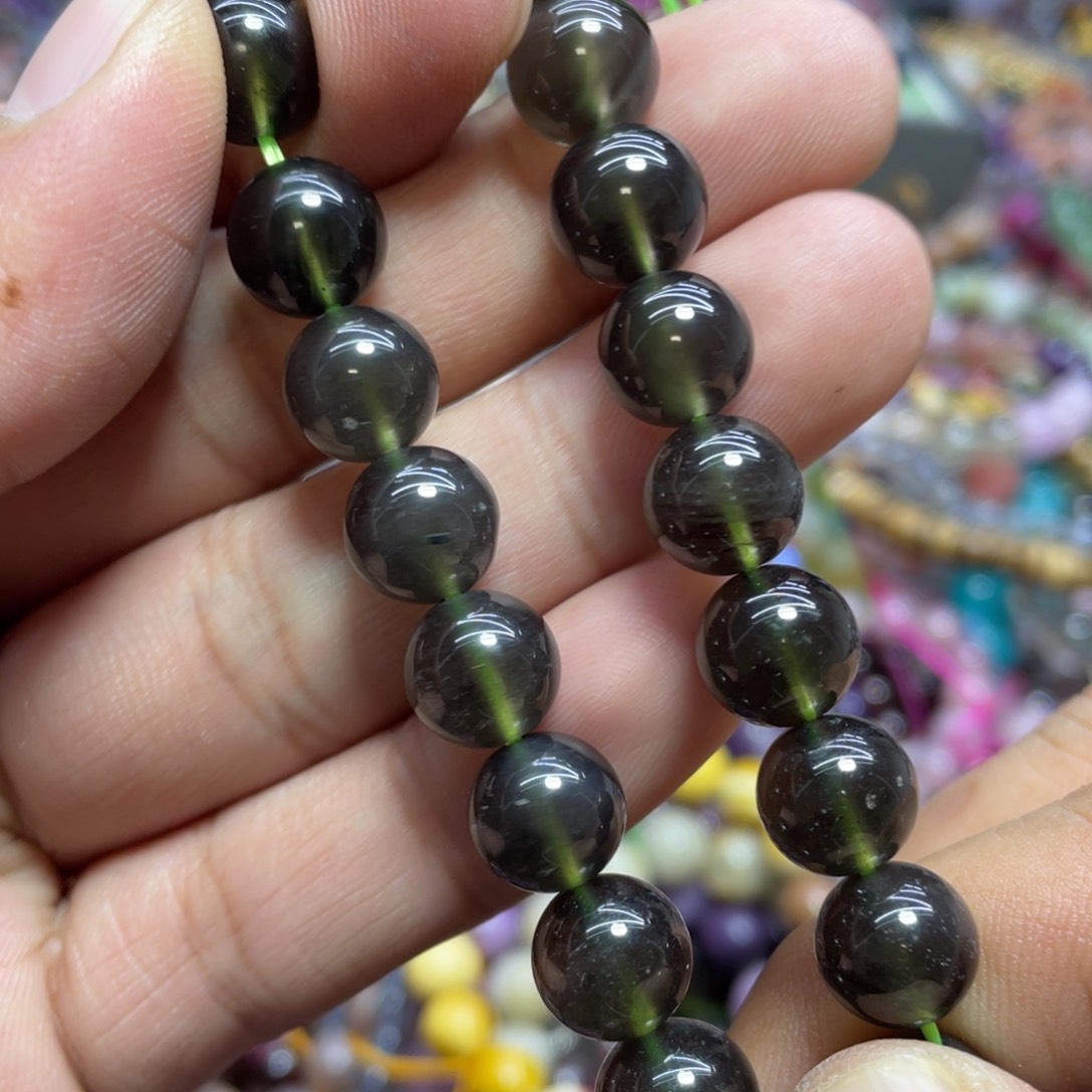 紫晶颈饰银S800镀金镶嵌