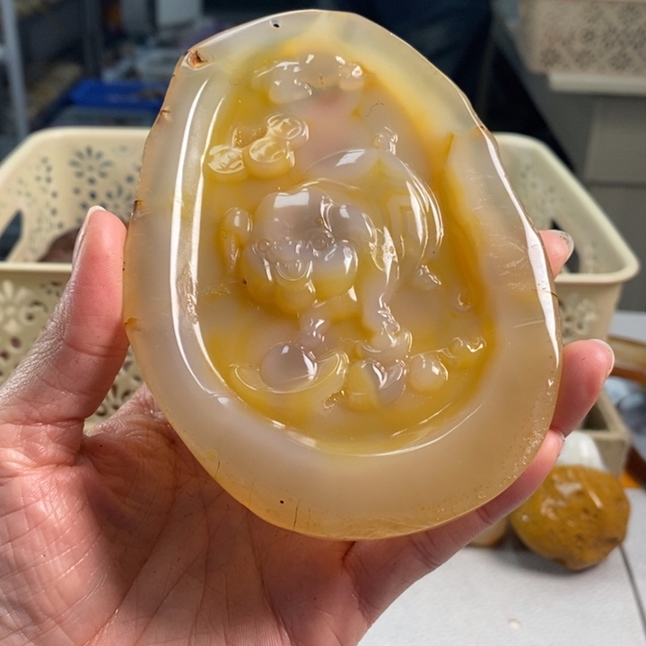 玛瑙/玉髓吊坠(不含链)未镶嵌
