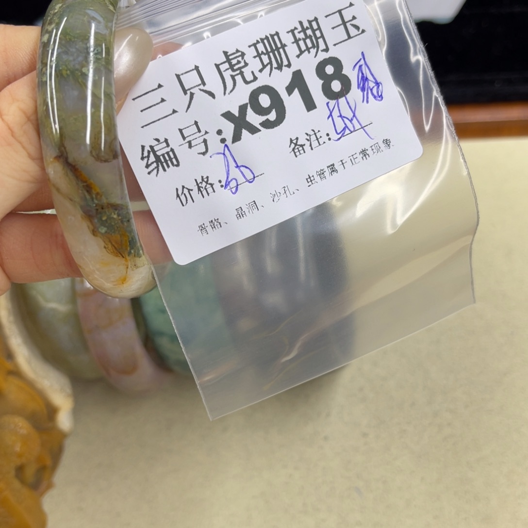 悠***～硅化珊瑚（珊瑚玉）h银S925镀金镶嵌
