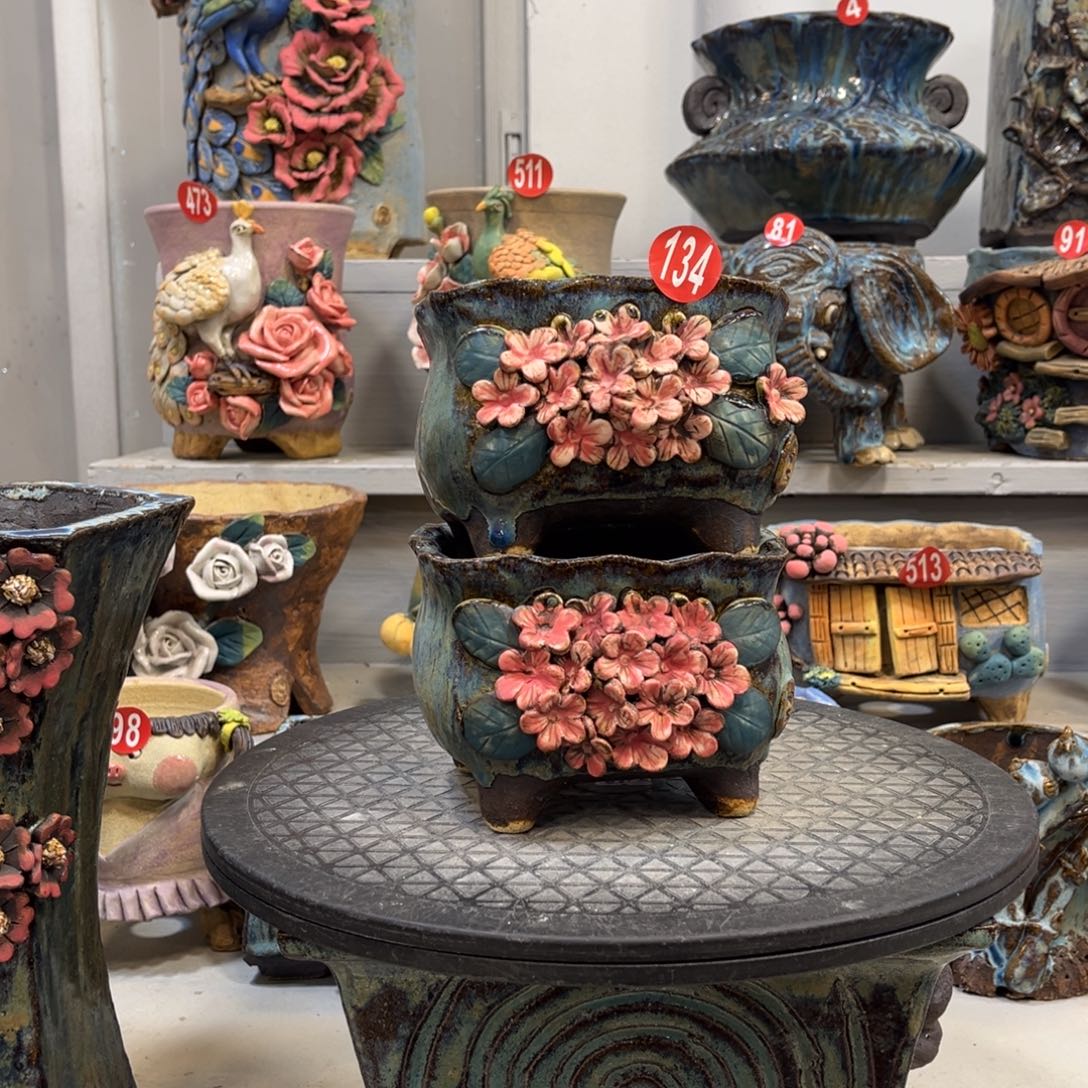 陶瓷134 号陶然花盆厂家直销