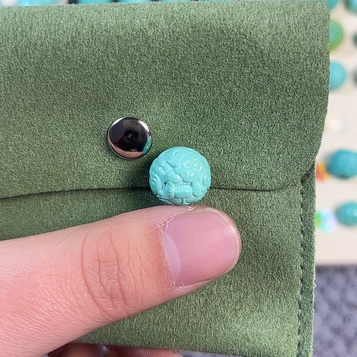 秦古矿口湖北矿卡13散珠配饰 兽珠