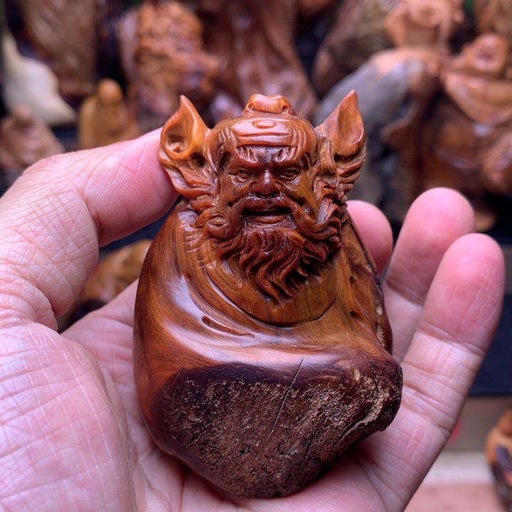 柏木（崖柏）崖柏陈化料手把件