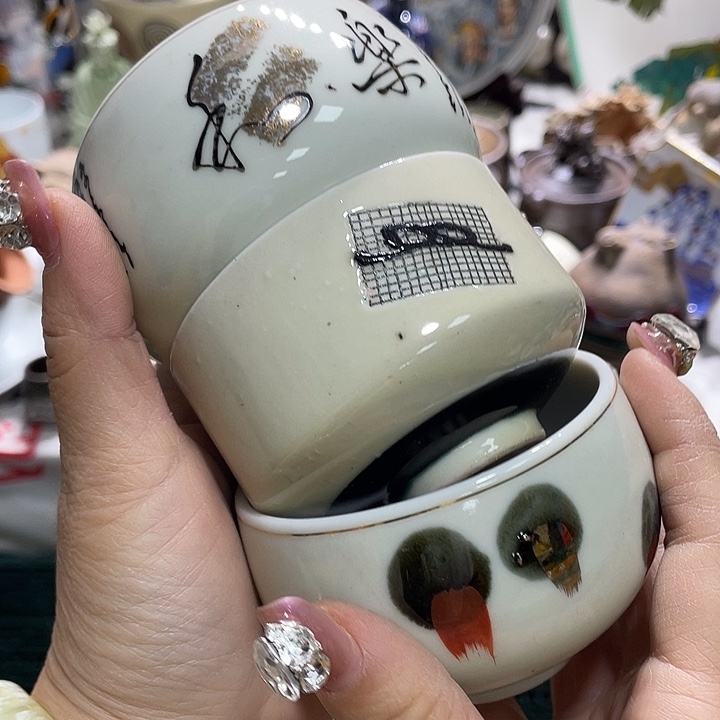 茶杯具19.9发带瑕疵牌都是坏的1