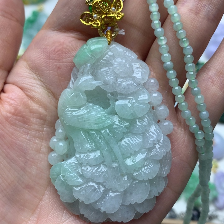 颈饰未镶嵌翡翠翡翠